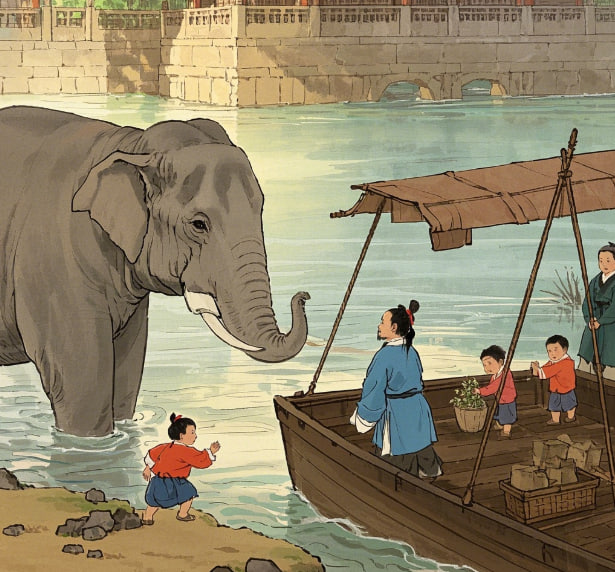 Cao Chong Weighs the Elephant: The Story of a Clever Child