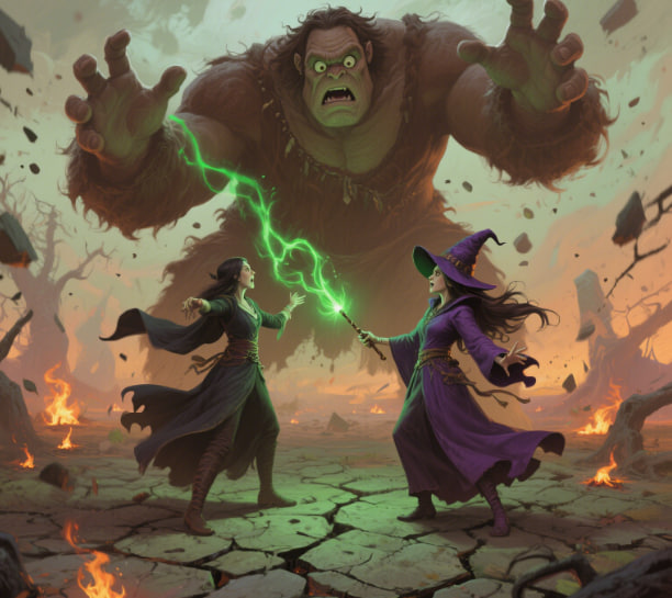 Fairy Tales: The Giant and the Witch