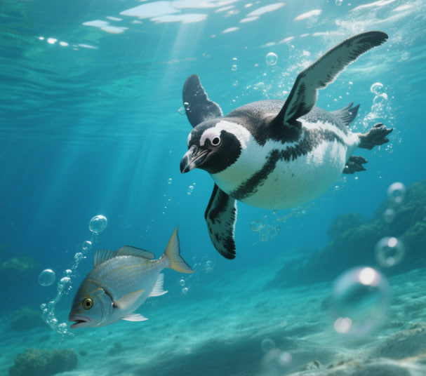 Classic Story Book The Penguin and the Fish