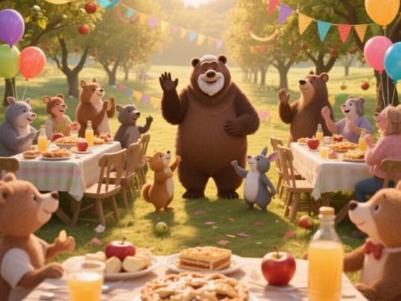 Fairy Tales : Grandpa Bear and his Orchard