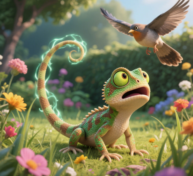 Bedtime Story: The Little Gecko's Super Tail