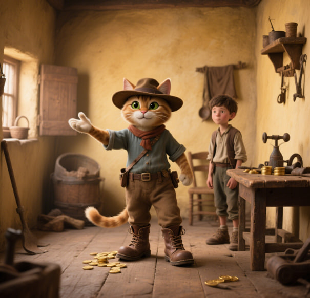Puss in Boots: a story of kindness and good luck