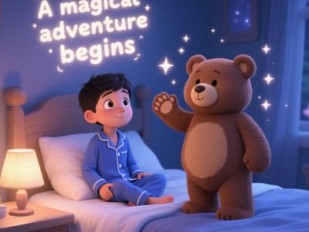 5-minute bedtime story : The Little Raccoon Who Blows Bubbles