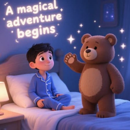 5-minute bedtime story : The Little Raccoon Who Blows Bubbles