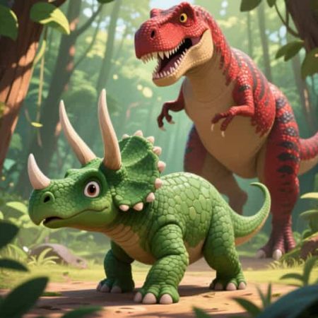 Dinosaur Bedtime Story: Three Different Little Dinosaurs