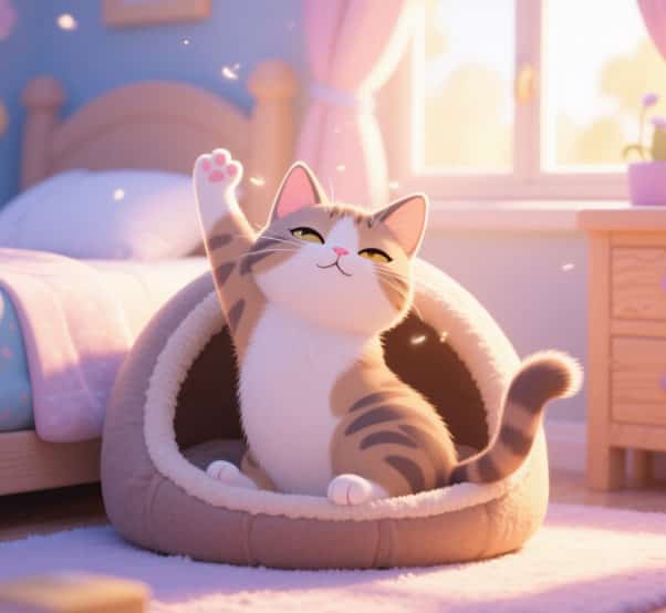 Kitten bedtime story