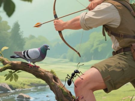 Pigeon and the Ant story: A Short Story About Kindness and Rewards