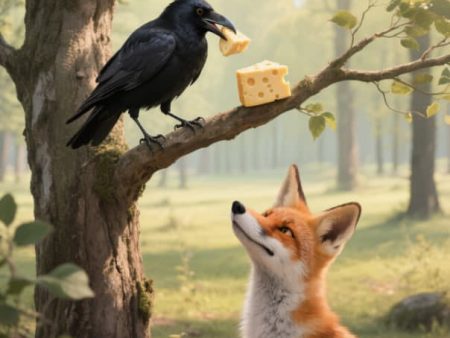 Aesop’s Fable: The Fox and the Crow