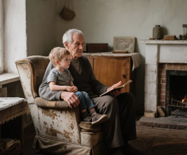 The Old Man and His Grandson : A Story About Family and Filial Piety