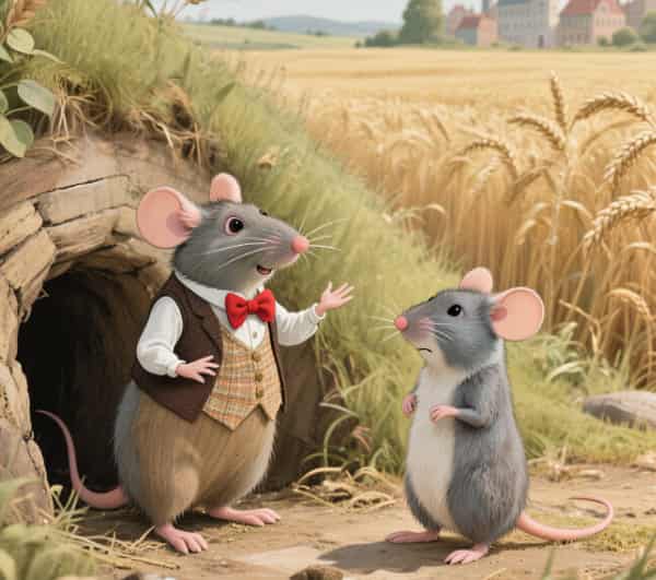 Aesop Fables: The Town Mouse and the Country Mouse