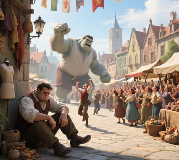 Grimm's Fairy Tales:The Giant and the Tailor