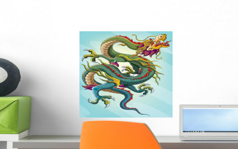 asian dragon art