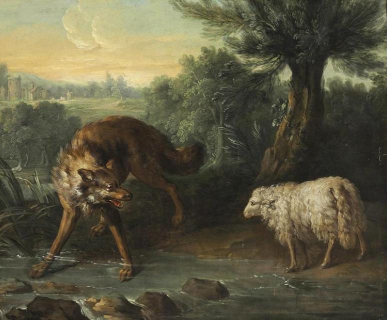 Aesop Fable: The Wolf and the Lamb