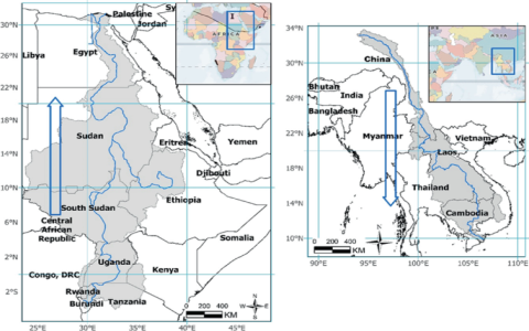 niger river map vs nile see how it compares location size and more