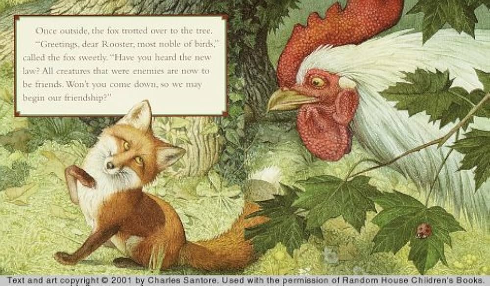 Aesop's Fables: The Rooster and the Fox