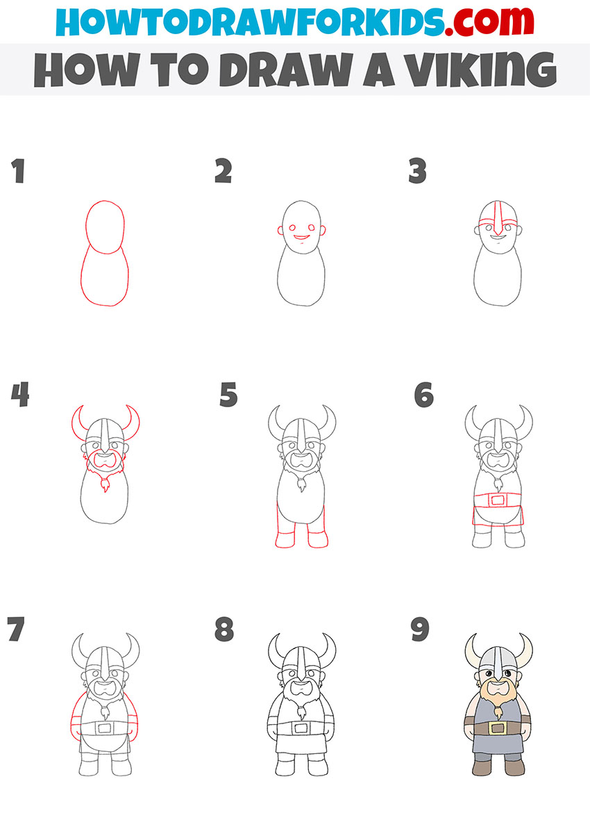 Viking Drawings Made Simple 5 Easy Steps for Beginners Start Now