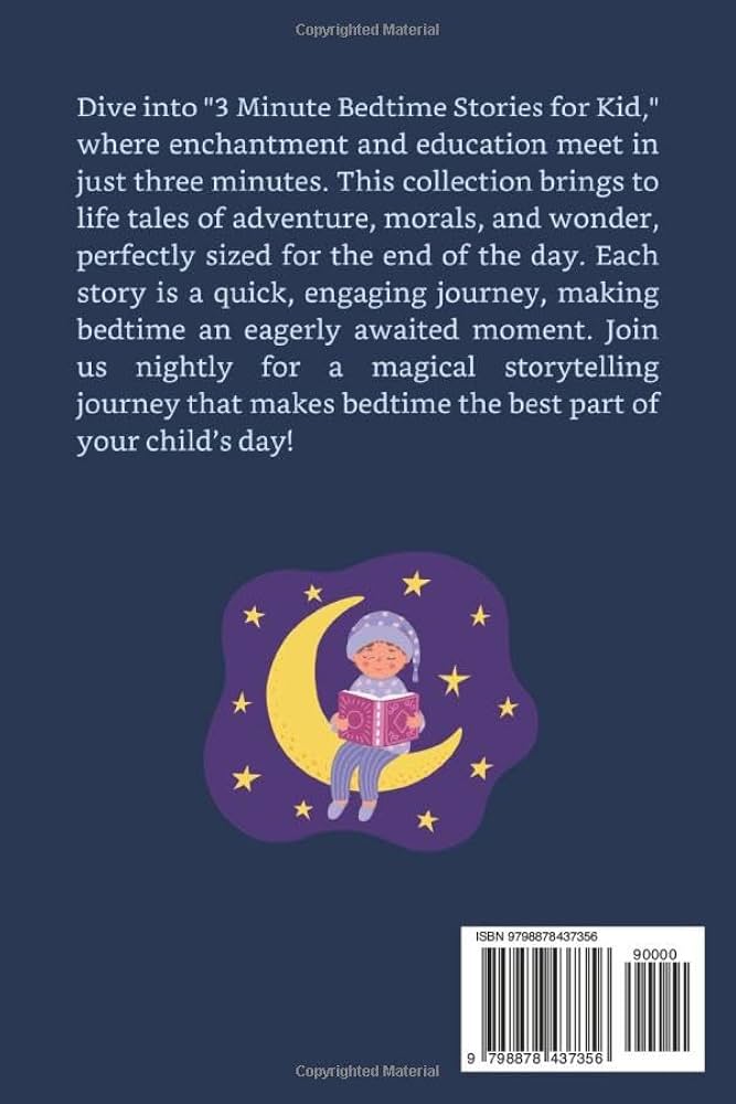 Quick bedtime stories: three bedtime short stories