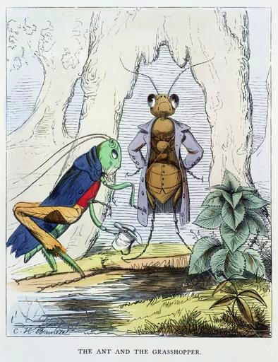 Aesop's Fable The Cicada and the Ant