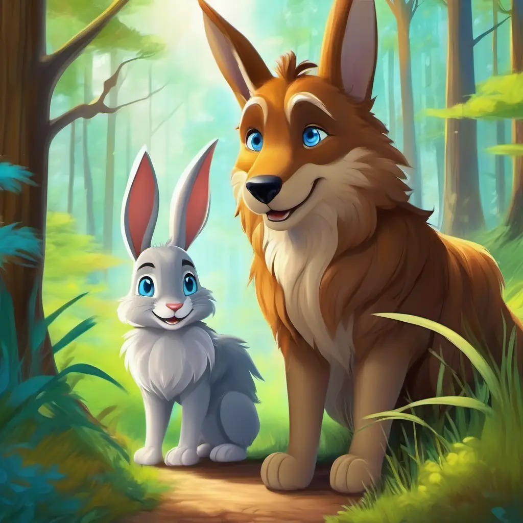 10 minute bedtime stories for adults: The Tale of Miss Rabbit and Mr. Wolf