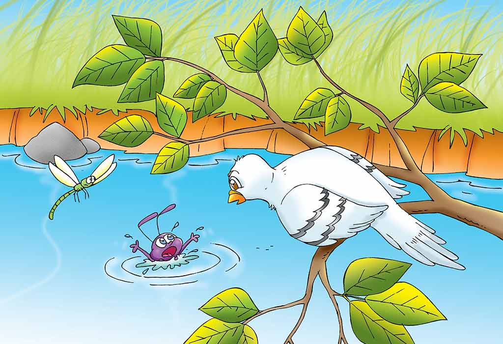 Pigeon and the Ant story: A Short Story About Kindness and Rewards