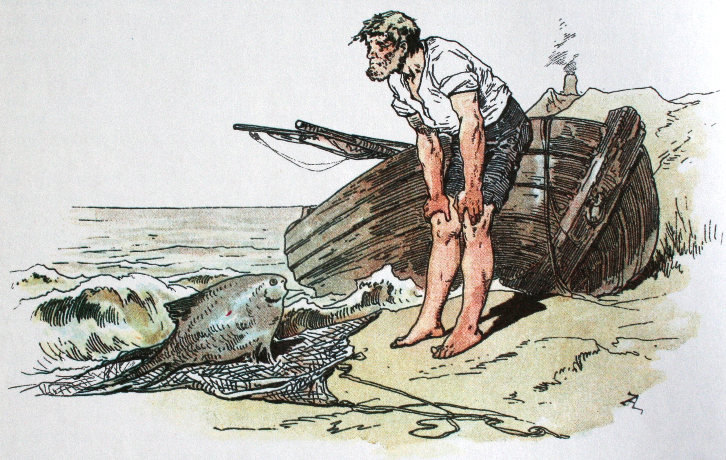 The Fisherman and His Wife - A Story about Greed