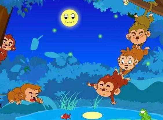 Interesting Chinese Folk Tale: Monkey catching the moon