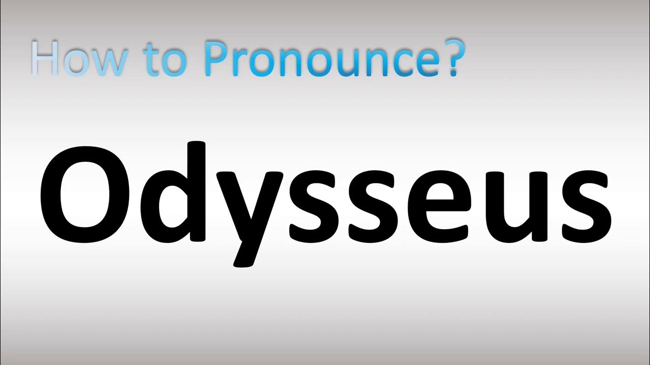 Common odysseus pronunciation errors (how to fix)