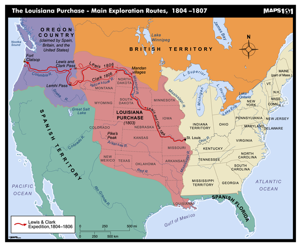Louisiana Purchase map : exploring this historic deal.