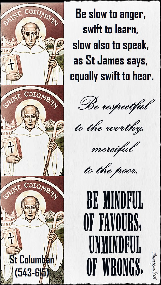 The Letter of St. Columbanus: Find life lessons of faith today.