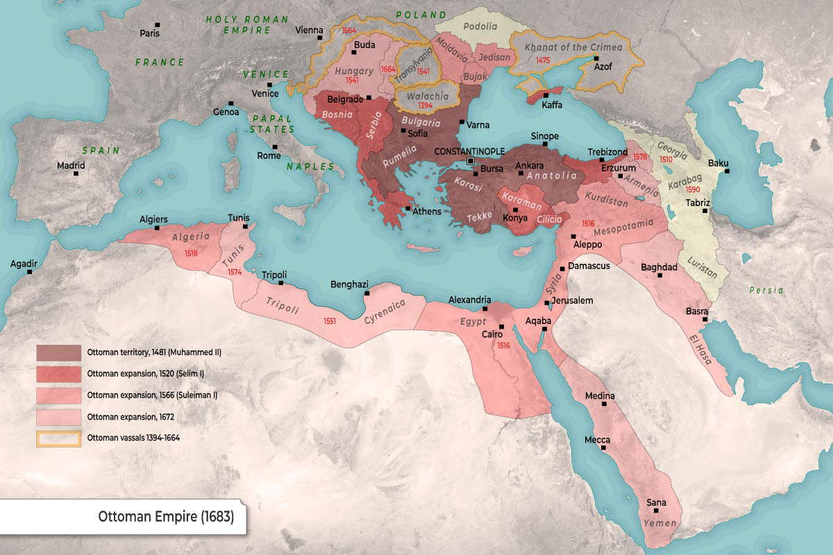 Where to get Ottoman Empire maps resourcesmap? Free download at 1683 peak year!