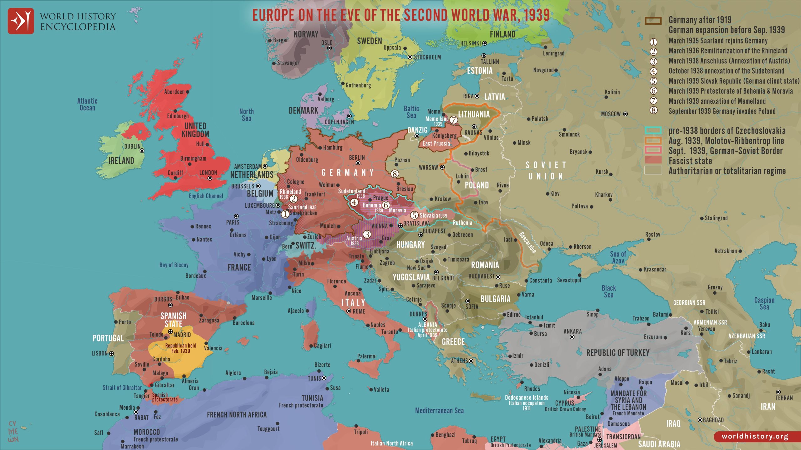 1939 European Map Guide Facts You Should Know
