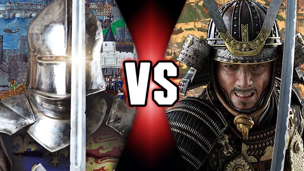 medieval japan vs medieval europe whats cooler samurai or knights fight