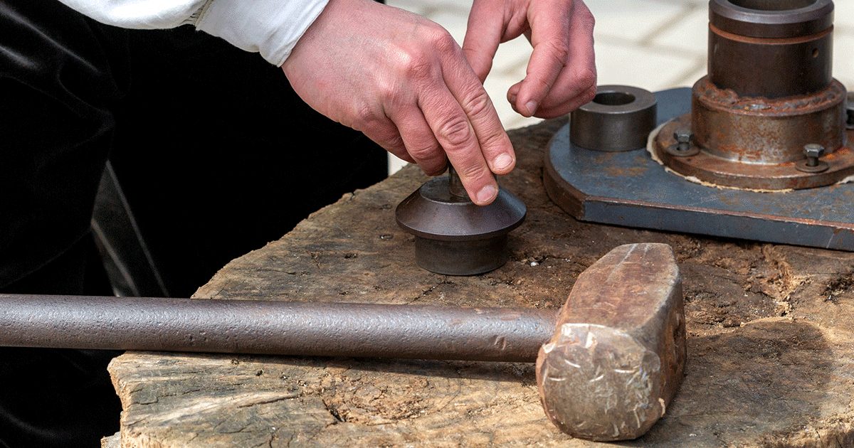 Making ancient roman coins step by step (Learn the simple methods and tools)