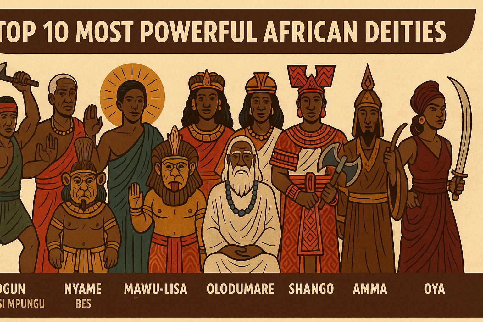 Who Are African Gods Legends of Africa Gods Most Powerful Figures? Meet Them