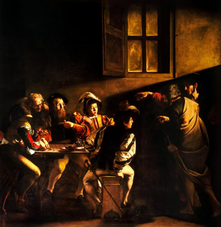Where are the Caravaggio Saint Matthew series paintings (Find these art locations today)