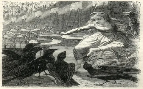 Grimm Fairy Tales: The Sparrow and His Four Children