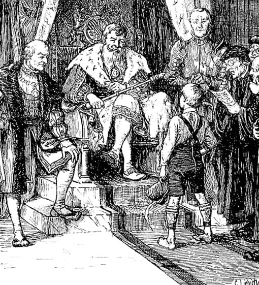 Grimm Fairy Tales:The Wise Little Shepherd