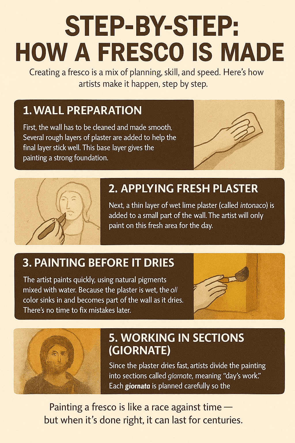 How to fresco painting guide step by step easy tips for beginners