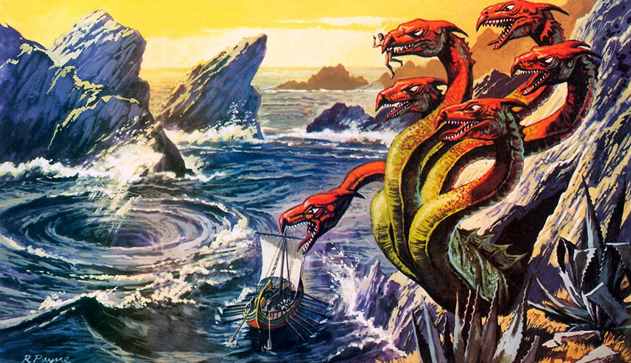What are Scylla Charybdis sea monsters in Odyssey? Know the details!