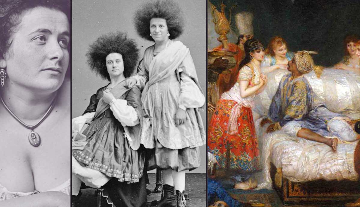 Unmasking the truth of the barnum circassian beauties hoax: See the shocking real identity.