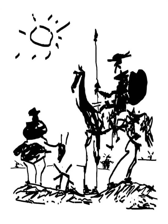 don quixote works of pablo picasso
